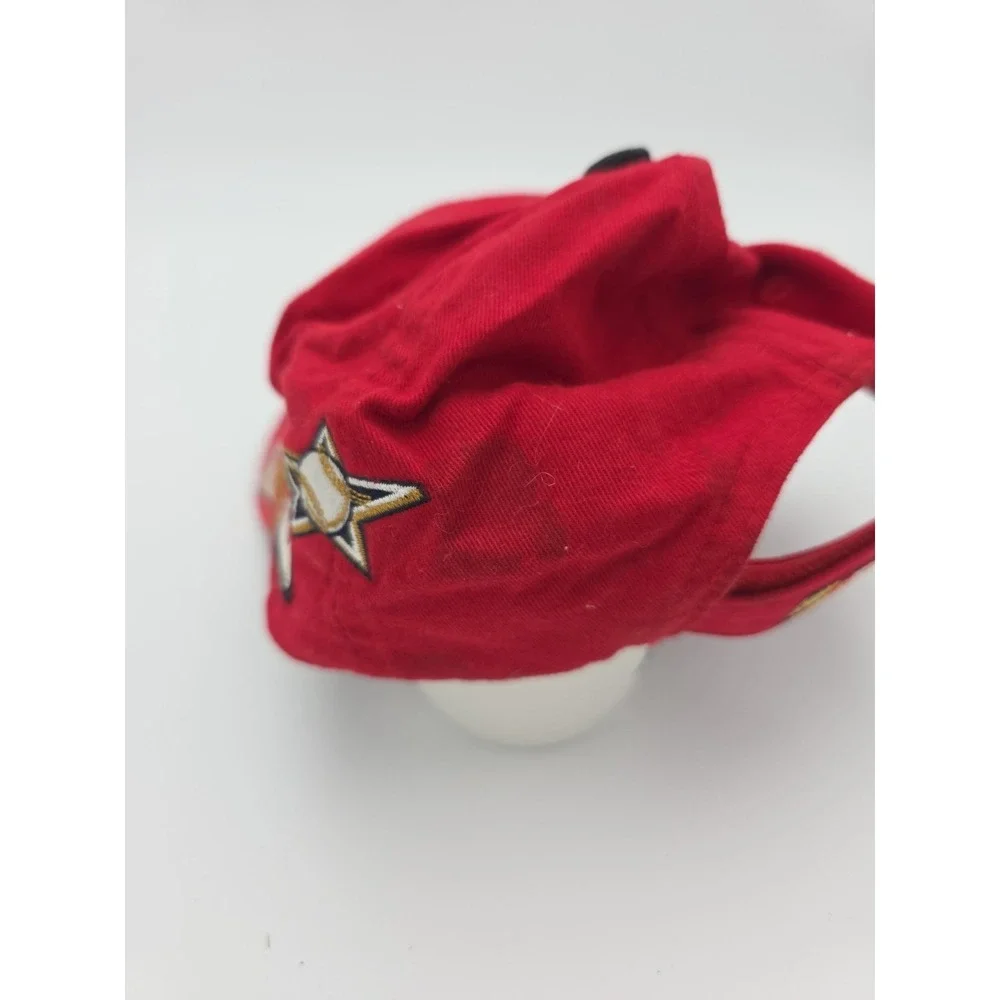Vintage Dale Earnhardt Jr #8 2002 MLB All Star Game Budweiser Hat Cap NASCAR Red